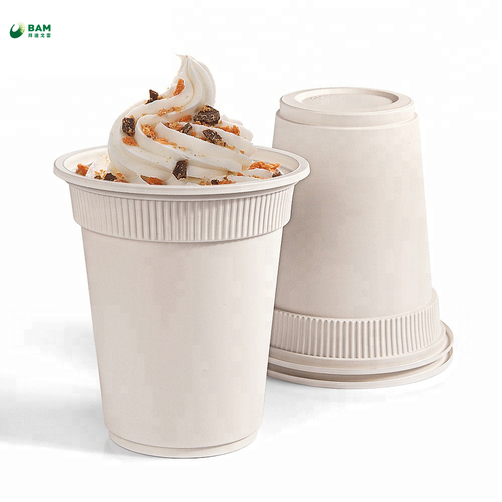 Biodegradable Convenient Compostable Disposable Plastic Cup Disposable Cups Plastic Biodegradable Cups PLA Cornstarch Party icecream Cups