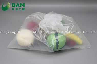 Sustainable Packing Biodegradable Co-Friendly Plastic Supermarket Shopping Disposable Takeaway T-Shirt Rolling Bags for Food /Fruit /Vegetable