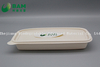 Fully Biodegradable Food Grade Disposable Compostable Sugarcane Plant Fiber Takeaway Food Packaging Containers for Pancake