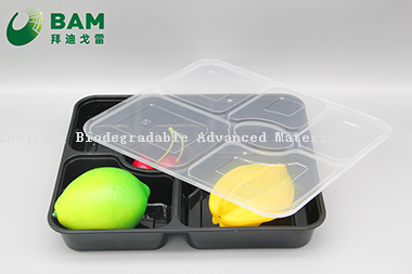 Fully Biodegradable Compostable Sugarcane Plant Fiber Takw-Away Food Containers for Dessert