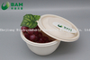100% Fully Biodegradable Compostable Food Grade Sugarcane Plant Fiber Takwaway Bowl for Rice Soup Dessert Fruits Salad