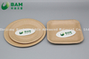 Fully Biodegradable Dividing Compostable Sugarcane Plant Fiber Bakery Takeaway Food Package Square Plate for Cake