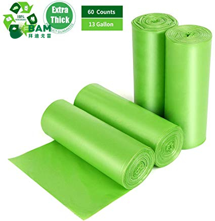 High Quality Sale Large Capacity New Products Compostable Sustainable Packing 100% Biodegradable Plastic Garbage Trash Rubbish Bags for Environmental