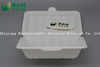 Fully Biodegradable Multi Compartment Disposable Plastic Food Container Compostable Plant Fiber Takw-Away Food Containers